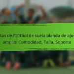 Botas de fútbol de suela blanda de ajuste amplio: Comodidad, Talla, Soporte