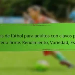 Botas de fútbol para adultos con clavos para terreno firme: Rendimiento, Variedad, Estilo