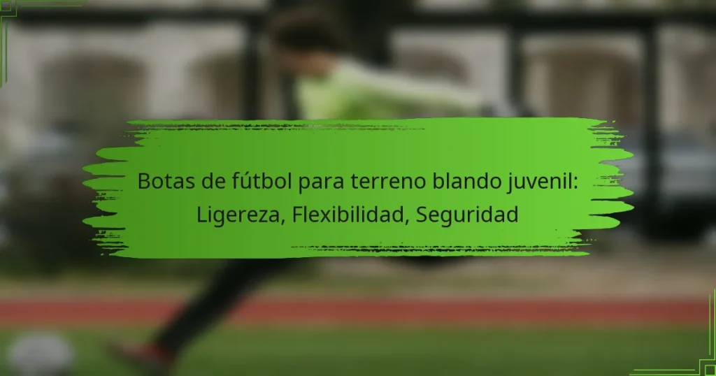 Botas de fútbol para terreno blando juvenil: Ligereza, Flexibilidad, Seguridad