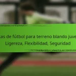 Botas de fútbol para terreno blando juvenil: Ligereza, Flexibilidad, Seguridad
