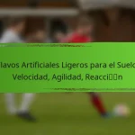 Clavos Artificiales Ligeros para el Suelo: Velocidad, Agilidad, Reacción