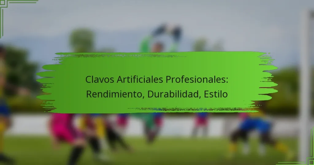 Clavos Artificiales Profesionales: Rendimiento, Durabilidad, Estilo