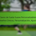 Clavos de Suela Suave Personalizables: Diseños Únicos, Personalización, Ajuste