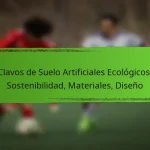 Clavos de Suelo Artificiales Ecológicos: Sostenibilidad, Materiales, Diseño