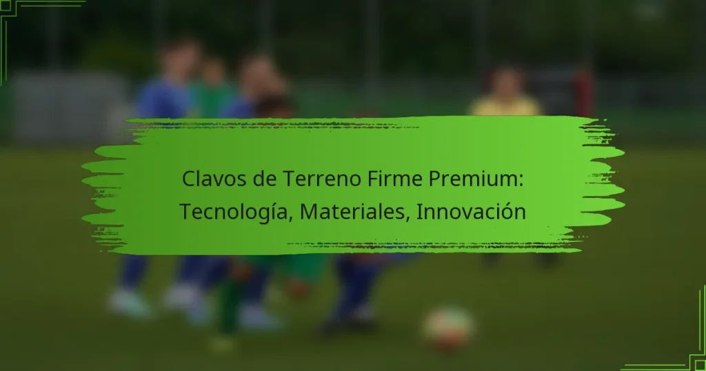 Clavos de Terreno Firme Premium: Tecnología, Materiales, Innovación