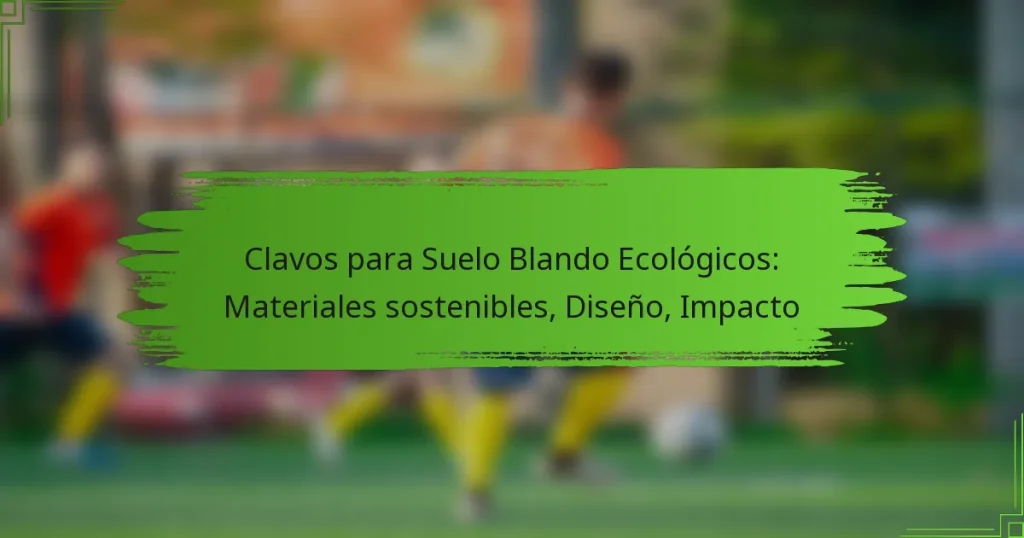Clavos para Suelo Blando Ecológicos: Materiales sostenibles, Diseño, Impacto