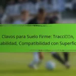 Clavos para Suelo Firme: Tracción, Estabilidad, Compatibilidad con Superficies
